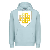 Blue Mist arms of the kingdom of jerusalem Premium Hoodie - linhVisuals