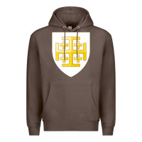 Coffee arms of the kingdom of jerusalem Premium Hoodie - linhVisuals