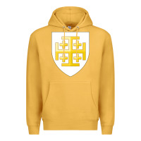Mustard arms of the kingdom of jerusalem Premium Hoodie - linhVisuals