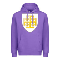 Purple arms of the kingdom of jerusalem Premium Hoodie - linhVisuals