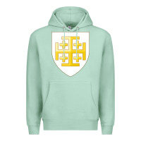 Seafoam arms of the kingdom of jerusalem Premium Hoodie - linhVisuals