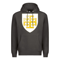 Smoke arms of the kingdom of jerusalem Premium Hoodie - linhVisuals