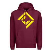Burgundy corridor crew Premium Hoodie - linhVisuals