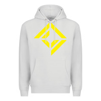 Dove Grey corridor crew Premium Hoodie - linhVisuals