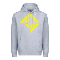 Heather Grey corridor crew Premium Hoodie - linhVisuals