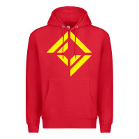 Red corridor crew Premium Hoodie - linhVisuals