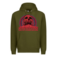 Army Green crumbling castle   king gizzard and the lizard wizard Premium Hoodie - linhVisuals