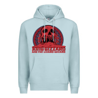 Blue Mist crumbling castle   king gizzard and the lizard wizard Premium Hoodie - linhVisuals