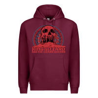 Burgundy crumbling castle   king gizzard and the lizard wizard Premium Hoodie - linhVisuals