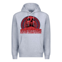 Heather Grey crumbling castle   king gizzard and the lizard wizard Premium Hoodie - linhVisuals
