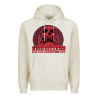 Oatmeal Heather crumbling castle   king gizzard and the lizard wizard Premium Hoodie - linhVisuals