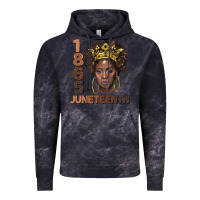Cloud Black 1865 juneteenth black women Vintage Hoodie - BarkalooDesign