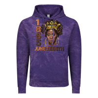 Cloud Purple 1865 juneteenth black women Vintage Hoodie - BarkalooDesign