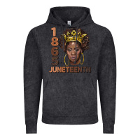 Vintage Black 1865 juneteenth black women Vintage Hoodie - BarkalooDesign