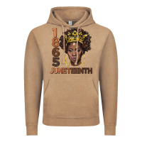 Vintage Coffee 1865 juneteenth black women Vintage Hoodie - BarkalooDesign