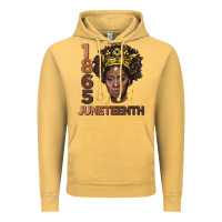 Vintage Mustard 1865 juneteenth black women Vintage Hoodie - BarkalooDesign