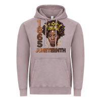Vintage Zinc 1865 juneteenth black women Vintage Hoodie - BarkalooDesign