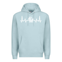 Blue Mist tractor Premium Hoodie - linhVisuals