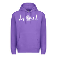 Purple tractor Premium Hoodie - linhVisuals
