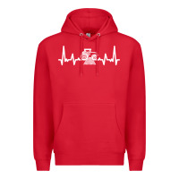 Red tractor Premium Hoodie - linhVisuals