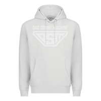 Dove Grey das sound machine Premium Hoodie - linhVisuals