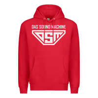 Red das sound machine Premium Hoodie - linhVisuals