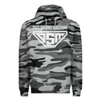 Slate Camo das sound machine Premium Hoodie - linhVisuals