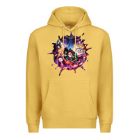 Antique Gold kimetsu no yaibathe hinokami chronicles Premium Hoodie - linhVisuals