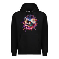 Black kimetsu no yaibathe hinokami chronicles Premium Hoodie - linhVisuals