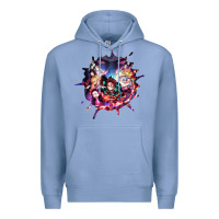 Colony Blue kimetsu no yaibathe hinokami chronicles Premium Hoodie - linhVisuals
