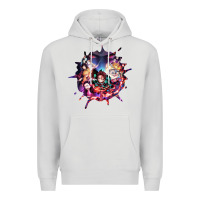 Dove Grey kimetsu no yaibathe hinokami chronicles Premium Hoodie - linhVisuals