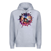 Heather Grey kimetsu no yaibathe hinokami chronicles Premium Hoodie - linhVisuals