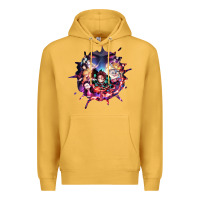 Mustard kimetsu no yaibathe hinokami chronicles Premium Hoodie - linhVisuals