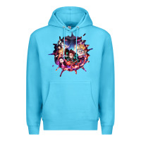 Ocean Blue kimetsu no yaibathe hinokami chronicles Premium Hoodie - linhVisuals