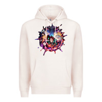 Pale Pink kimetsu no yaibathe hinokami chronicles Premium Hoodie - linhVisuals