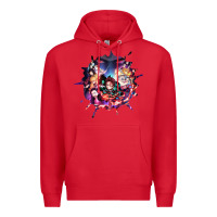 Red kimetsu no yaibathe hinokami chronicles Premium Hoodie - linhVisuals