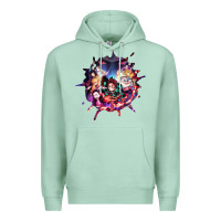 Seafoam kimetsu no yaibathe hinokami chronicles Premium Hoodie - linhVisuals