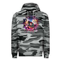 Slate Camo kimetsu no yaibathe hinokami chronicles Premium Hoodie - linhVisuals
