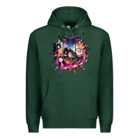 Sports Green kimetsu no yaibathe hinokami chronicles Premium Hoodie - linhVisuals
