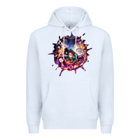 White kimetsu no yaibathe hinokami chronicles Premium Hoodie - linhVisuals