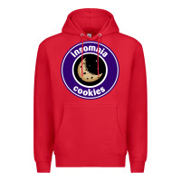 Red suitable-insomnia-cookies-worn Premium Hoodie - linhVisuals