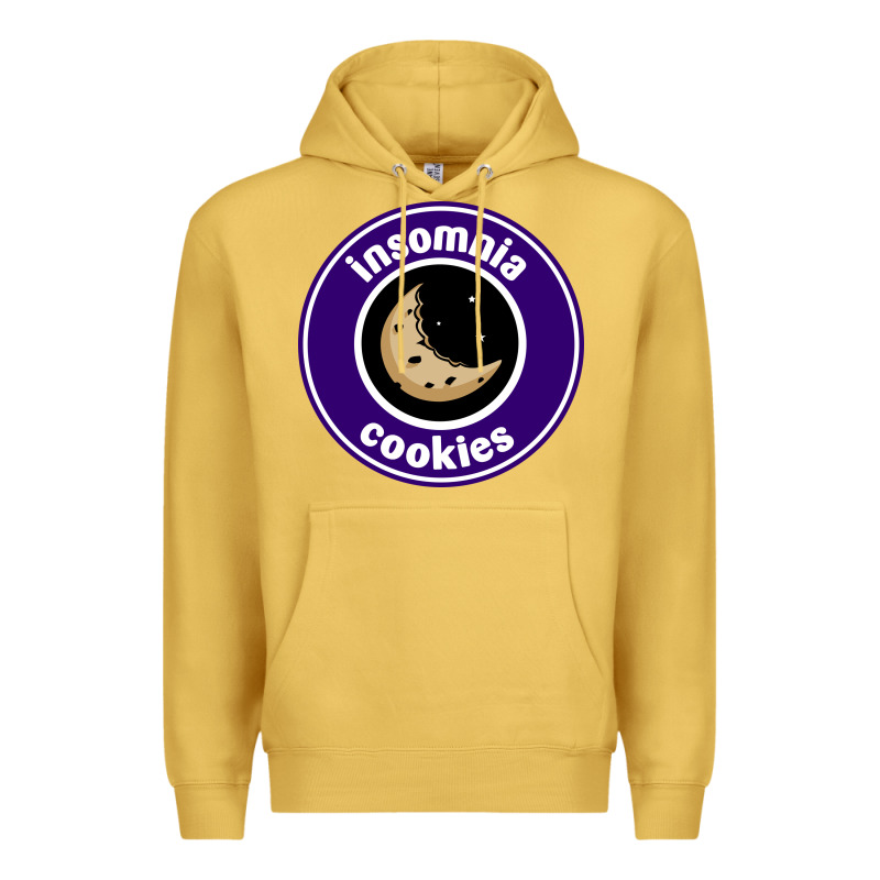 Suitable-insomnia-cookies-worn Premium Hoodie by linhVisuals | Teevron