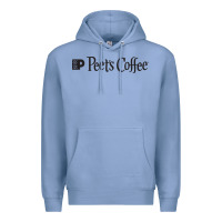 Colony Blue suitable-peet's-coffee-worn Premium Hoodie - linhVisuals