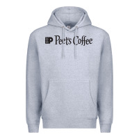 Heather Grey suitable-peet's-coffee-worn Premium Hoodie - linhVisuals
