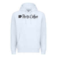White suitable-peet's-coffee-worn Premium Hoodie - linhVisuals