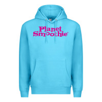 Ocean Blue suitable-planet-smoothie-worn Premium Hoodie - linhVisuals