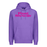 Purple suitable-planet-smoothie-worn Premium Hoodie - linhVisuals