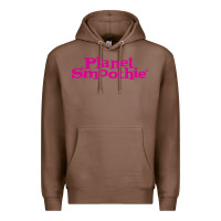 Chestnut suitable-planet-smoothie-worn Premium Hoodie - linhVisuals