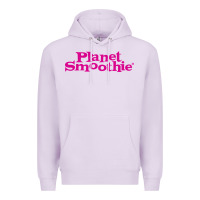 Lilac suitable-planet-smoothie-worn Premium Hoodie - linhVisuals