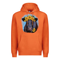 Carrot Black Angus with Sunflower Premium Hoodie - Jasminsmagicworld
